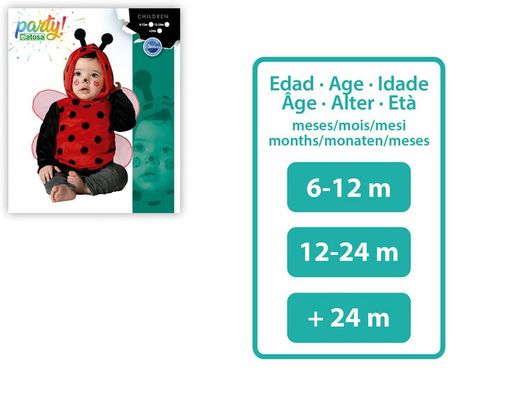 Disfraz Mariquita Bebe