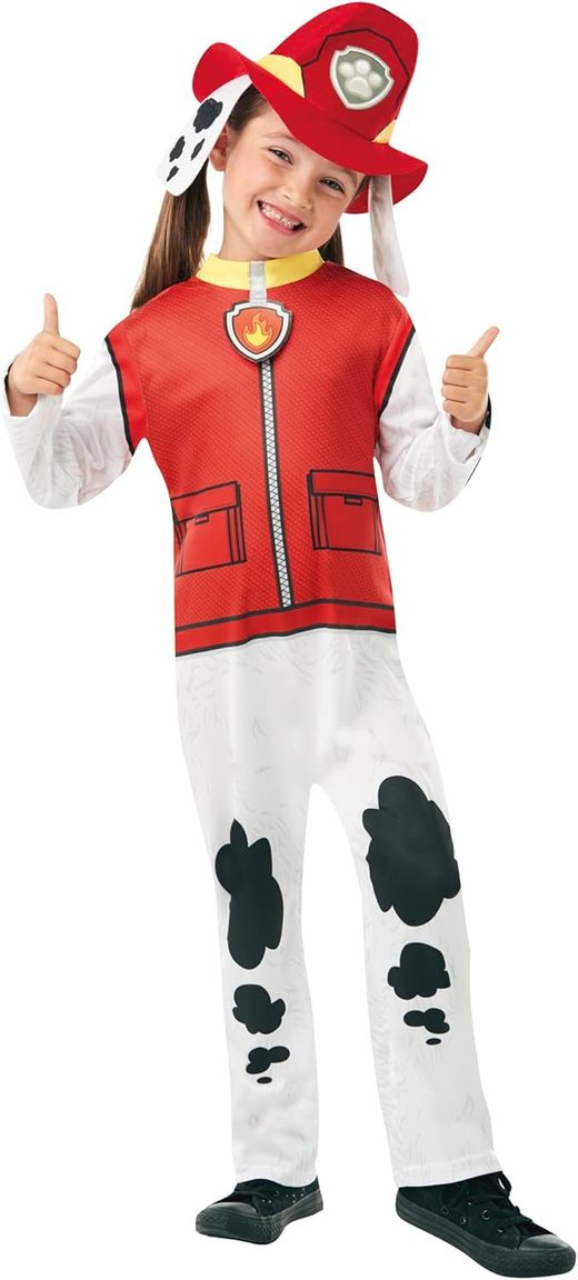 Disfraz Marshall, Paw Patrol, Patrulla Canina infantil ( licencia oficial)