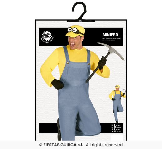 Disfraz Miniero adulto