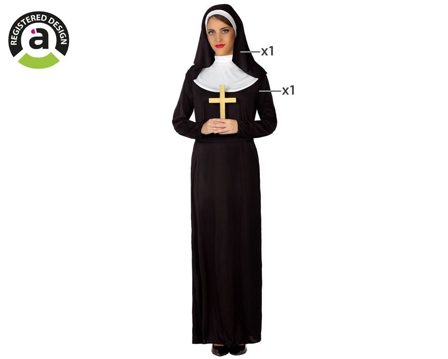 Disfraz Monja adulta M-L