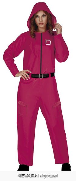 Disfraz adulto mono juego del calamar