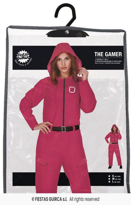 Disfraz adulto mono juego del calamar