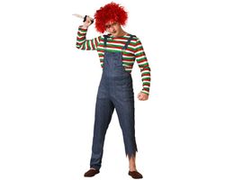 Disfraz de muñeco diabólico Chucky adulto
