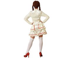 Disfraz Muñeca Porcelana Annabel Beige de mujer