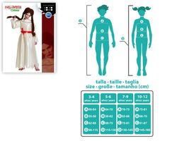 Disfraz infantil muñeca de porcelana Anabel