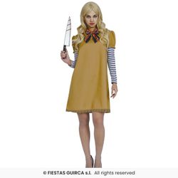 Disfraz muñeca terrorifica halloween