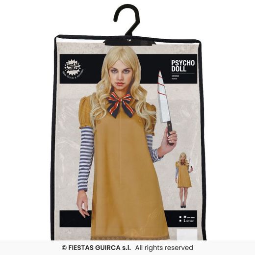 Disfraz muñeca terrorifica halloween