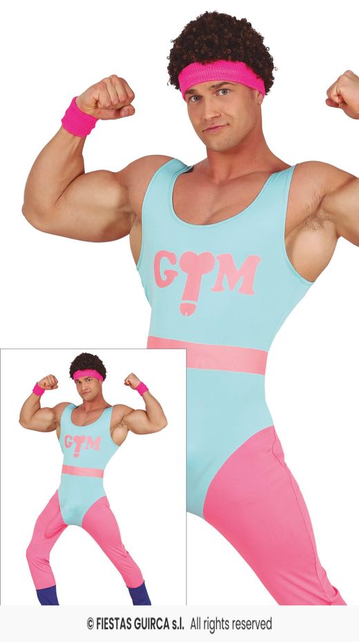 Disfraz musculitos gym adulto
