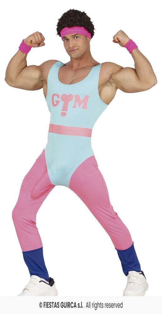 Disfraz musculitos gym adulto