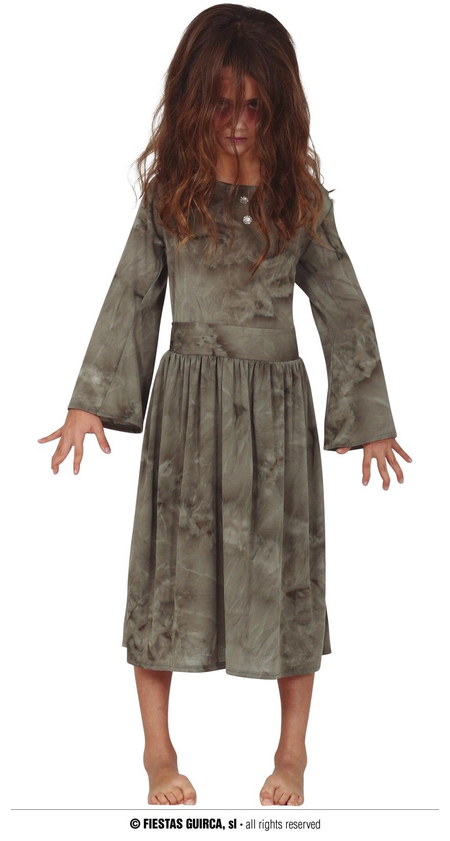 Disfraz niña fantasma infantil Talla 10-12