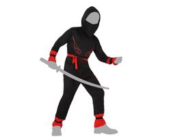 Disfraz ninja rojo infantil
