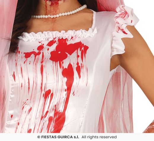 Disfraz novia cadáver zombi adulta