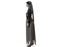 Disfraz Novia Halloween Gris Adulta