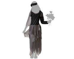 Disfraz Novia Halloween Gris Infantil