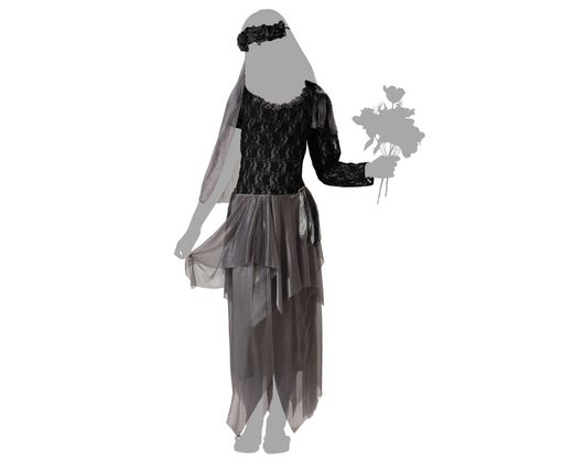 Disfraz Novia Halloween Gris Infantil