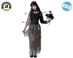 Disfraz Novia Halloween Gris Infantil