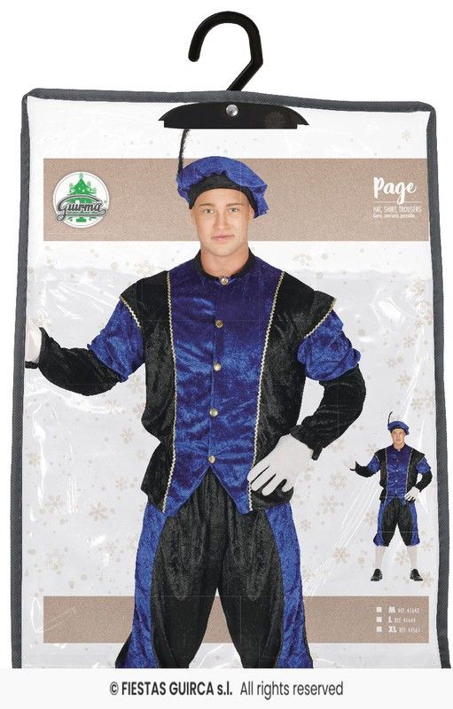 Disfraz Paje Azul