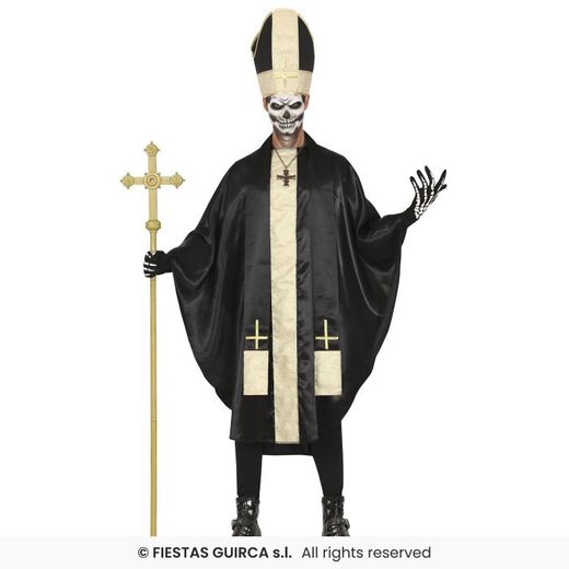 Disfraz papa zombi halloween adulto