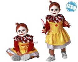 Disfraz Payasa Halloween Bebe