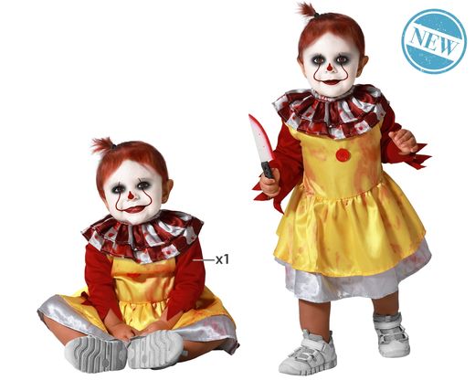Disfraz Payasa Halloween Bebe