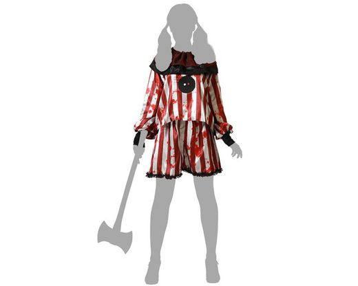 Disfraz Payasa Halloween de mujer