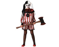 Disfraz Payasa Halloween de niña