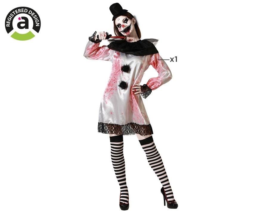 Disfraz Payasa Sanguinaria Terrifier Adulta M-L