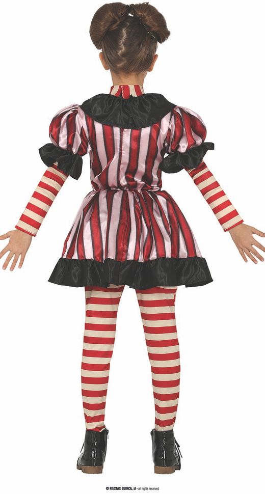 Disfraz payasa terrorifica infantil