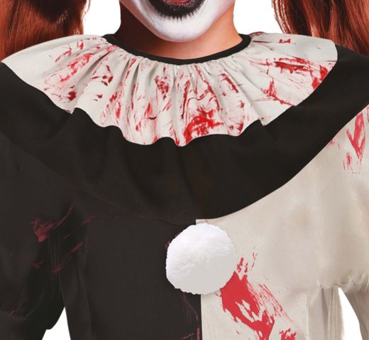 Disfraz payasa terrorifico infantil
