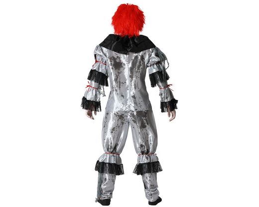 Disfraz adulto payaso gris IT