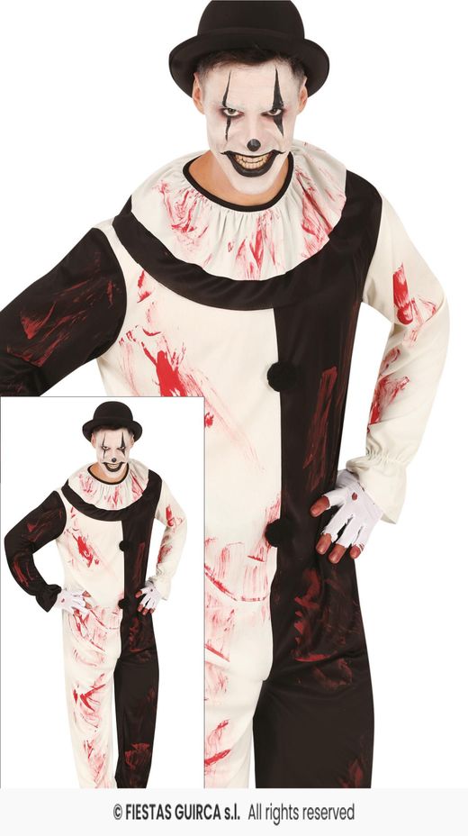 Disfraz payaso terror halloween