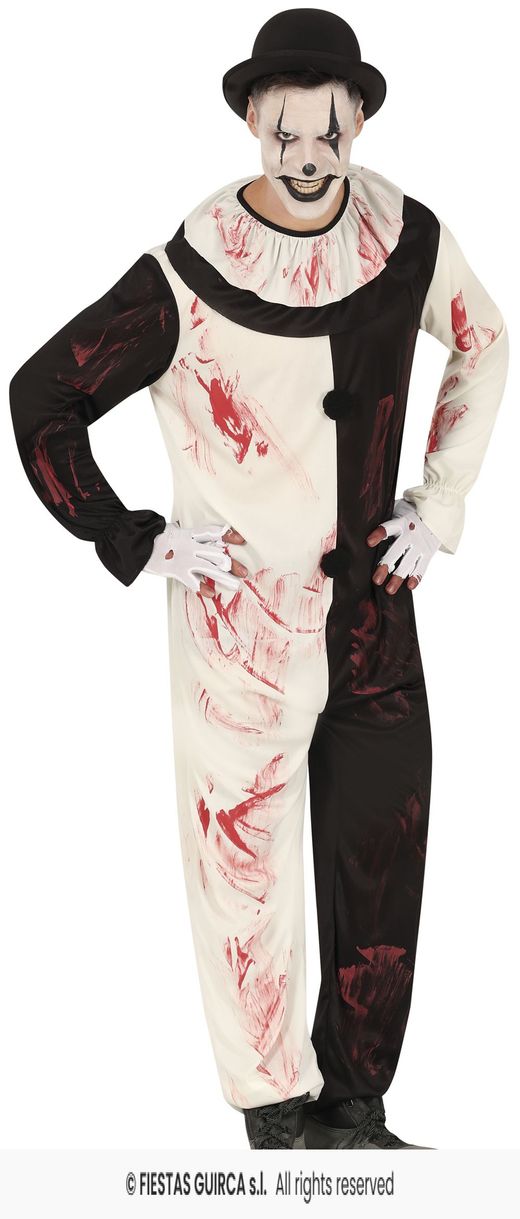 Disfraz payaso terror halloween