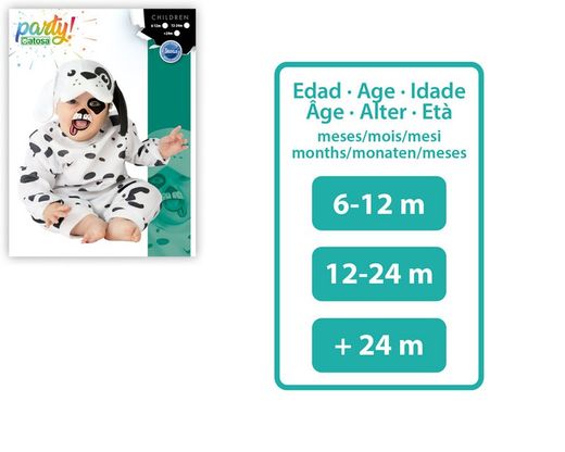 Disfraz perro dalmata bebé