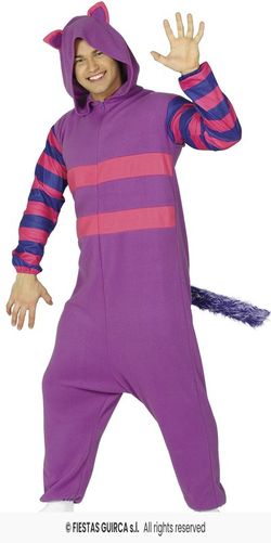 Disfraz pijama gato lila
