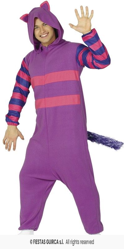 Disfraz pijama gato lila