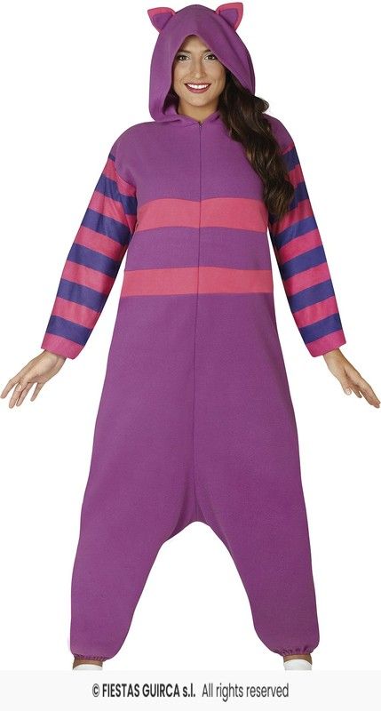 Disfraz pijama gato lila