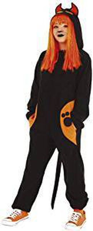 Black cat pajama costume