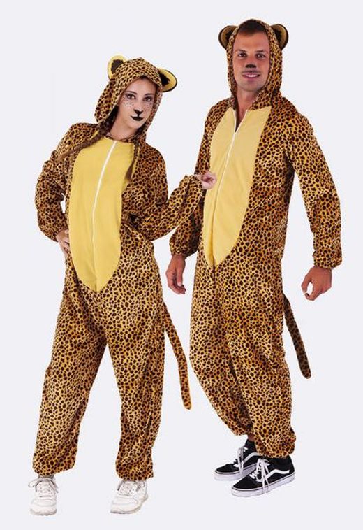 Disfraz pijama leopardo unisex