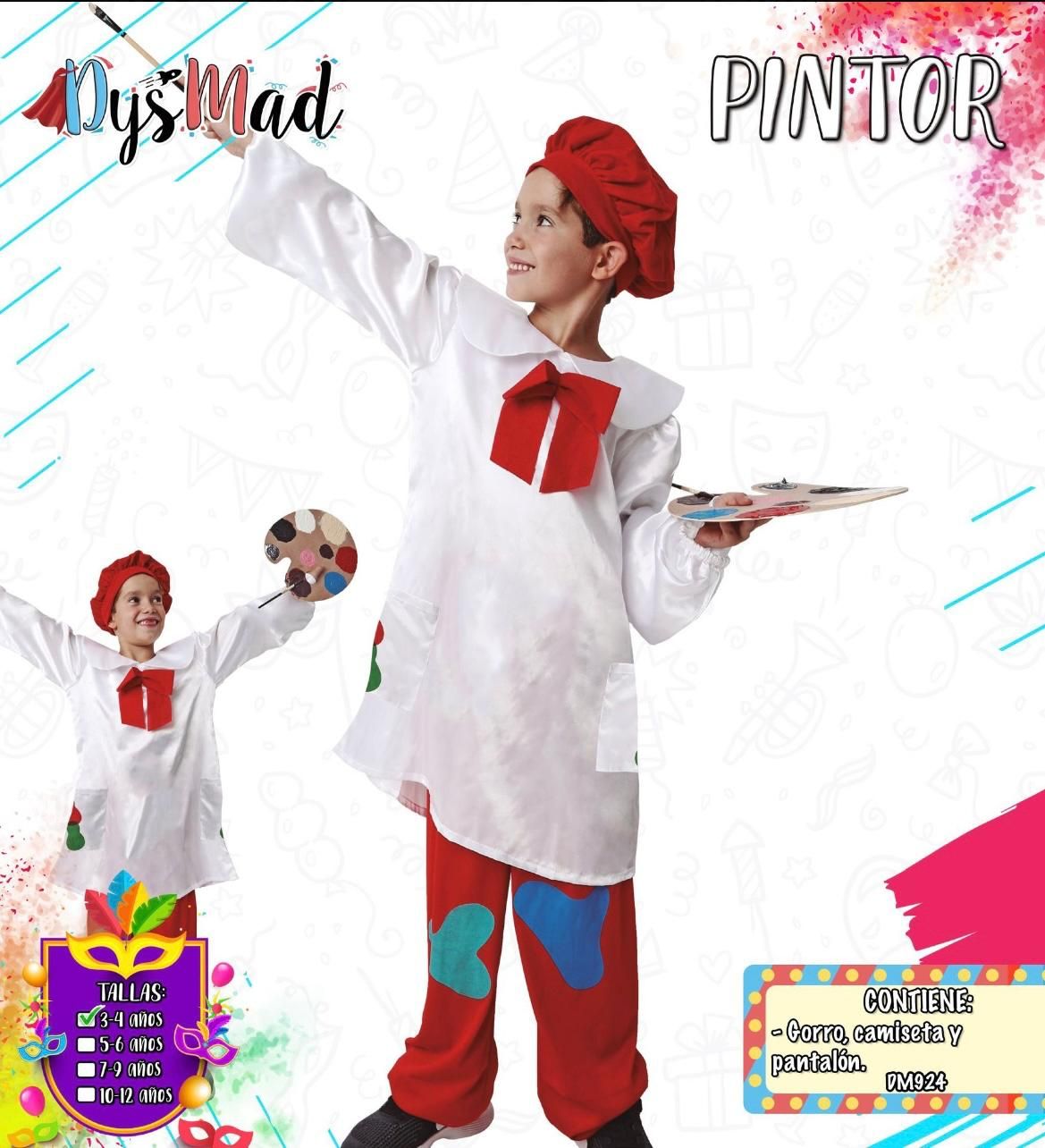 Disfraz Pintor infantil 10-12 años