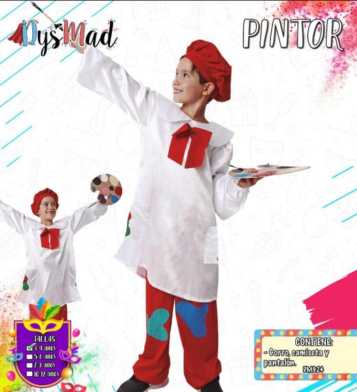 Disfraz Pintor infantil