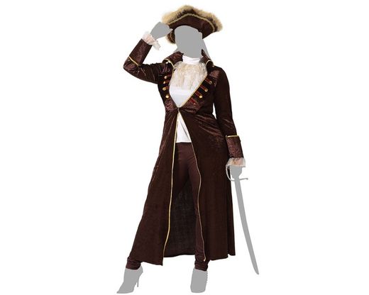 Disfraz pirata mujer
