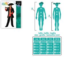 Disfraz pirata niño infantil
