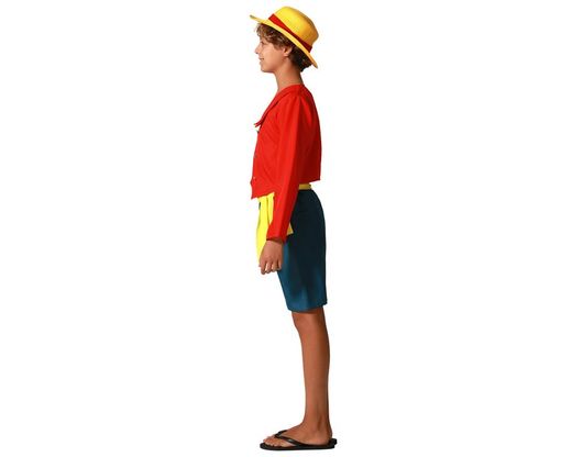 Disfraz Pirata Rojo Manga Infantil