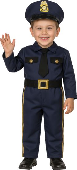 Disfraz Policía bebe