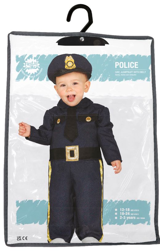 Disfraz Policía bebe