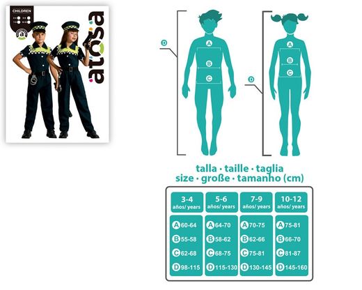 Disfraz Policia Infantil unisex