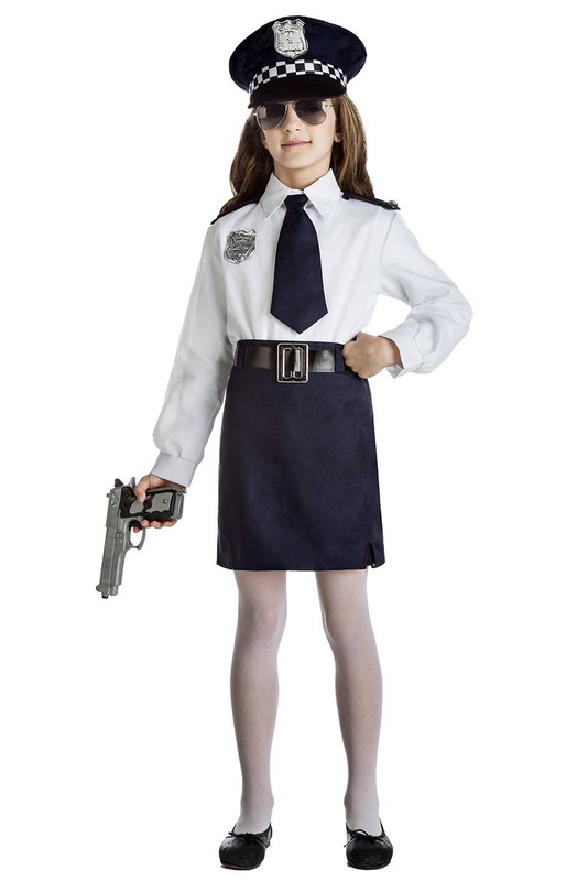 Disfraz policia niña — Cualquier Disfraz