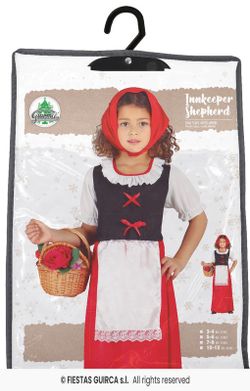 Disfraz Posadera-Mesonera-Pastora infantil