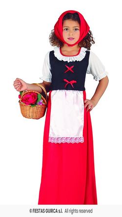 Disfraz Posadera-Mesonera-Pastora infantil