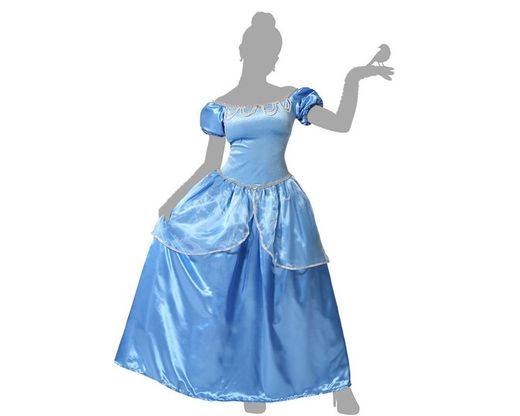 Disfraz princesa azul